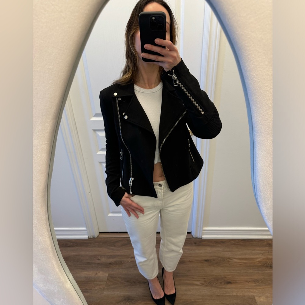 Wilfred Japanese fabric Moto blazer